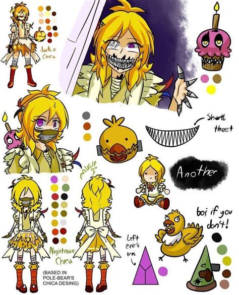 nightmare chica|nightmare chica human.